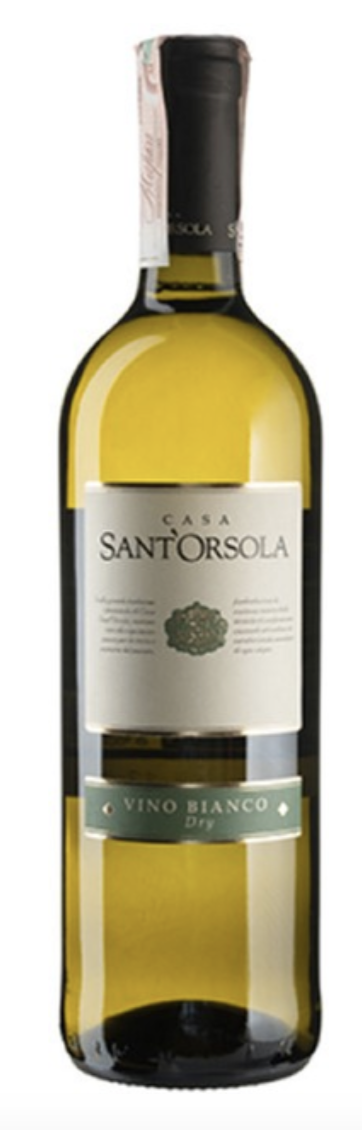 Вино Sant'Orsola Б'янко сух/біл 0,75л Італ 11%